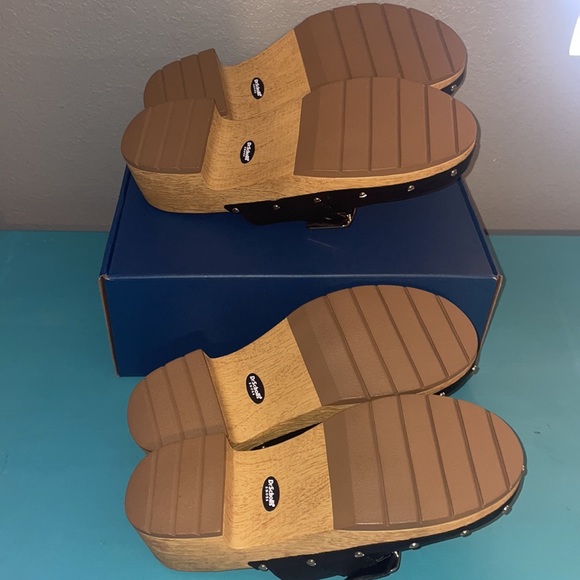 🍉 NWT Dr. Scholls Sustainable Comfort Black Buckle Clogs Size 7.5 In Women’s - Picture 3 of 5